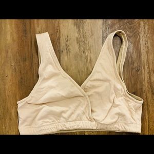 Motherhood Maternity Womens Wrap Front Nursing Sleep Bra Bra